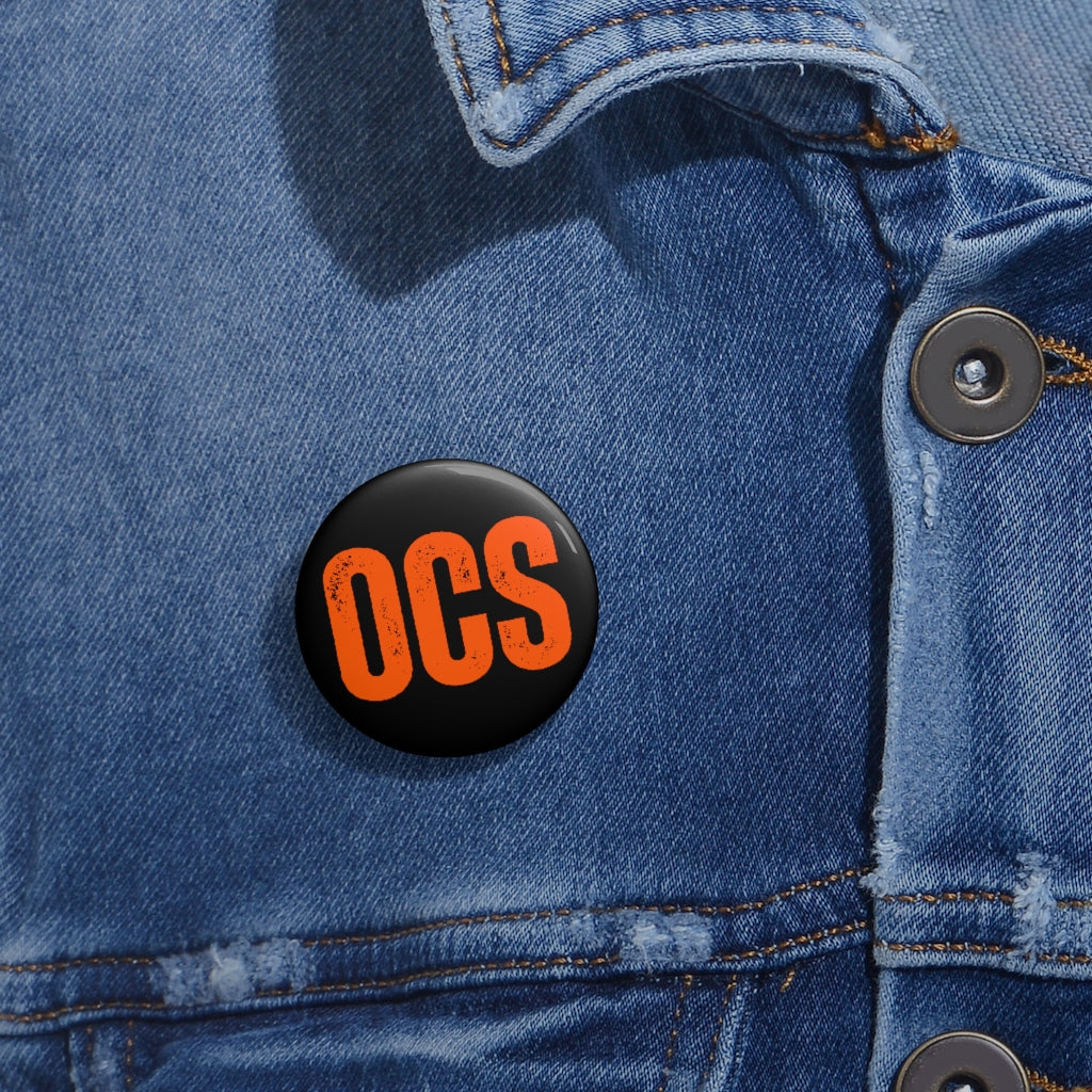 OCS - Custom Pin Buttons (Black)