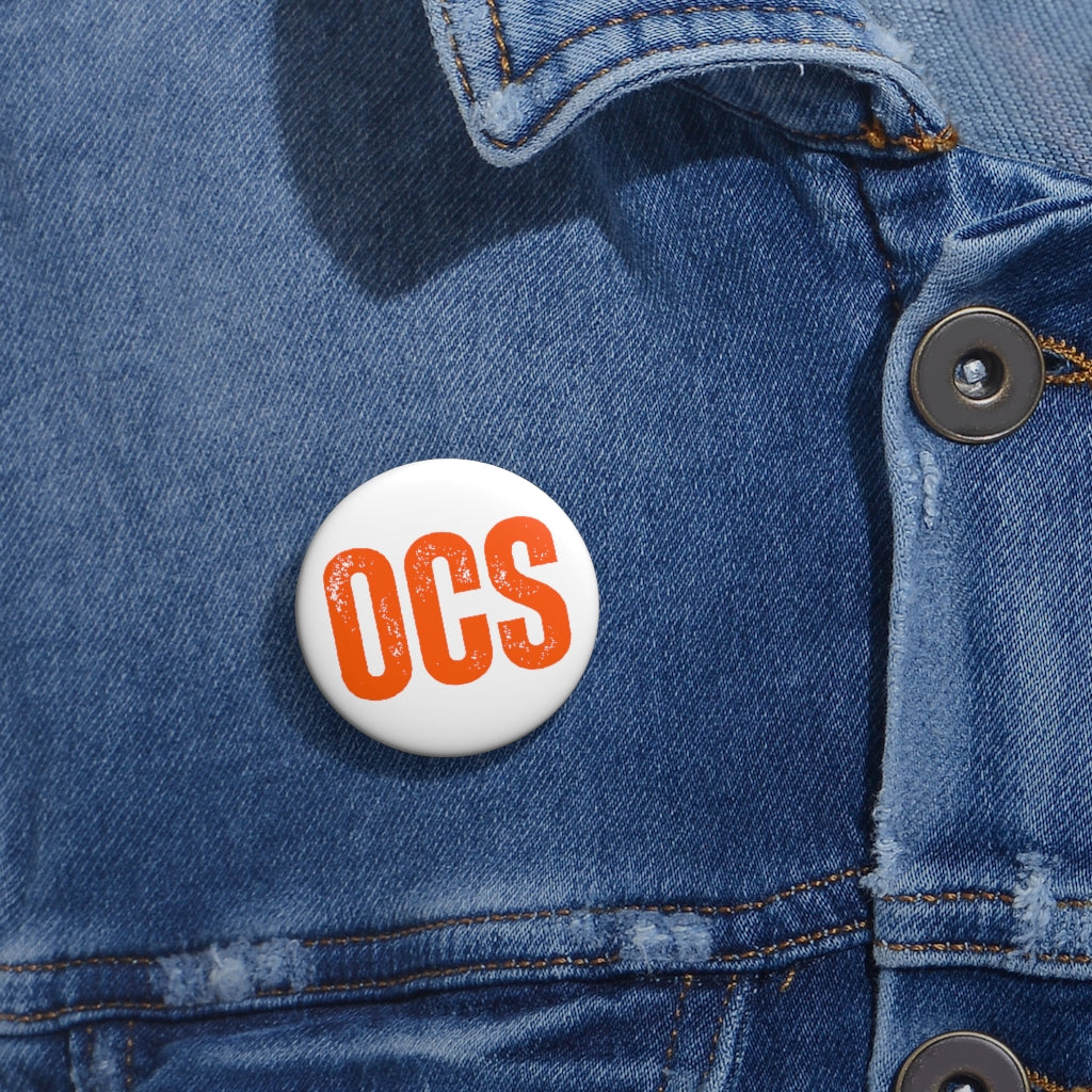 OCS  - Custom Pin Buttons (White)