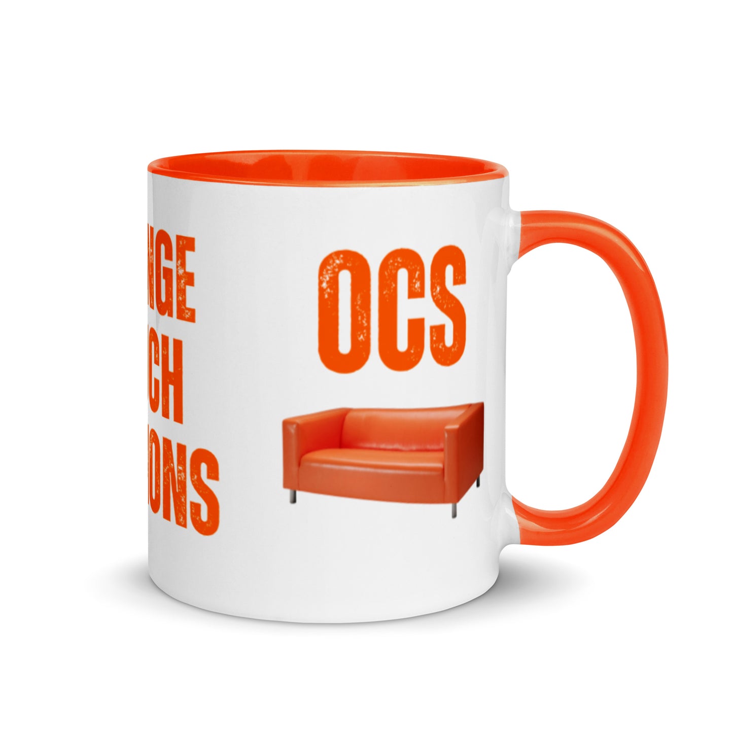 Orange Couch Sessions Mug (White)